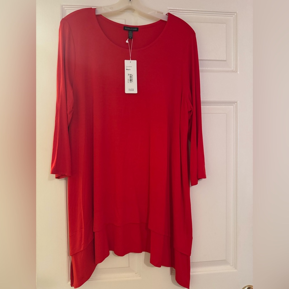 Eileen Fisher Red Women's Top